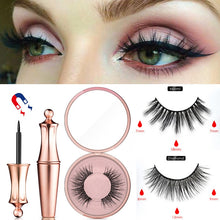 Load image into Gallery viewer, Magnetic False Eyelashes Waterproof Magnetic Eyeliner