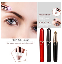 Load image into Gallery viewer, Electric Eyebrow Trimmer Brows Pen Hair Remover (Painless)