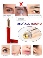 Load image into Gallery viewer, Electric Eyebrow Trimmer Brows Pen Hair Remover (Painless)