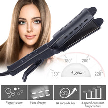 Load image into Gallery viewer, Ceramic Tourmaline Ionic Flat Iron Hair Straightener